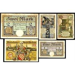 JUDAICA Notgelt   1918/20, Beckam "Anti-Semit