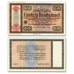JUDAICA Currency Germany  1934, 5 RM & 50 RM 