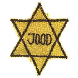 JUDAICA Armbands & Emblems   "JOOD" Star of D