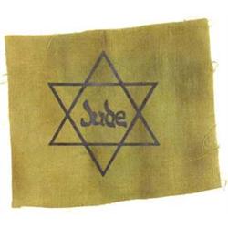 JUDAICA Armbands & Emblems   Ornate "JUDE" St