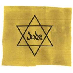 JUDAICA Armbands & Emblems   Ornate "JUDE" St