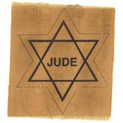 JUDAICA Armbands & Emblems   "JUDE" Star of D