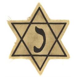 JUDAICA Armbands & Emblems   "K"(apo) Star of