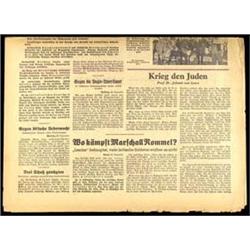 JUDAICA Newspapers & Periodicals   "Der Angri