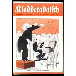 JUDAICA Newspapers & Periodicals   "Kladderad
