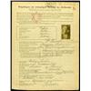 Image 1 : JUDAICA Miscellaneous   1941, ID Papers for a