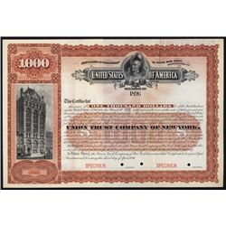 U.S. Department of the Interior - Federal Related Cherokee Nation Bond.