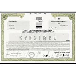 Freddie Mac Specimen Stock.