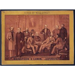 Kings of Wall Street Cigar Label.
