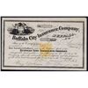 Image 1 : Buffalo City Insurance Co. Stock Certificate With I.R. RN-T4 and William Fargo Autograph.