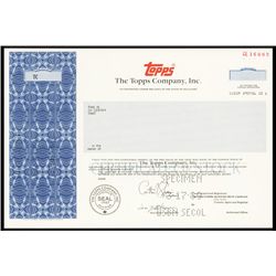 Topps Company, Inc. Specimen Stock.