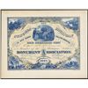Image 1 : Michigan Soldiers Monument Association Certificate, Civil War.