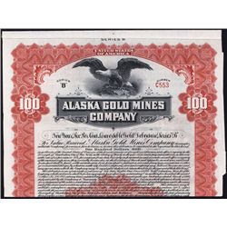 Alaska Gold Mines Co. Bond.