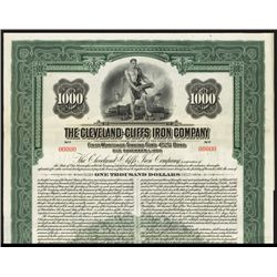 Cleveland Cliffs Iron Co. Specimen Bond.