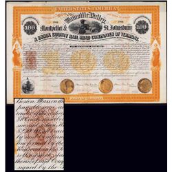 Lamoille Valley, Montpelier & St. Johnsbury & Essex County Railroad Co. of Vermont With RN-R1 Brown.