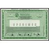 Image 1 : Boston Celtics Limited Partnership Specimen Certificate.