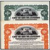 Image 1 : City of Rio De Janeiro, 1928 Issue, Specimen Bond Pair.