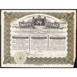 Imperial Gold Mines Ltd. Specimen Bond.
