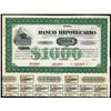 Image 1 : Banco Hipotecario Specimen Bond.