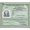 Image 1 : Validation Board for German Dollar Bonds, Specimen Certificate.