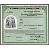 Image 1 : Validation Board for German Dollar Bonds, Specimen Certificate.