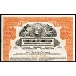 Republic of Uruguay Specimen Bond.