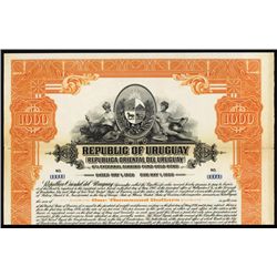 Republic of Uruguay Specimen Bond.