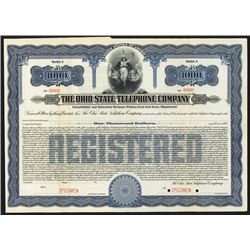 Ohio State Telephone Co. Specimen Bond.