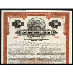 Consolidated Cigar Co. Specimen Bond.
