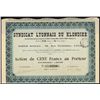Image 1 : Syndicat Lyonnais Du Klondike - Alaska Related Mining Stock.