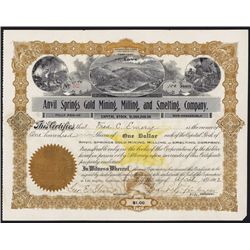 Anvil Springs Gold Mining, Milling, & Smelting, Co.