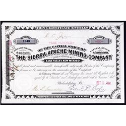 The Sierra Apache Mining Co.