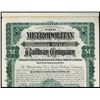 Image 1 : Metropolitan Cross-Town Railway Company Bond.