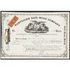 Image 1 : Nanticoke Rail Road Co. Stock Certificate.