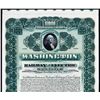 Image 1 : Washington Railway & Electric Co. Specimen Bond.