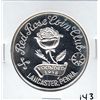 Image 1 : RED ROSE COIN CLUB PROOF SILVER ROUND