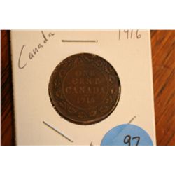 1916 Canadian Lg. Penny