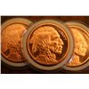 Image 1 : Lot Of 3   1oz. Copper Rounds