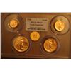 Image 1 : 1986 Gold Eagle Set "First Year" ( PCGS-MS69)