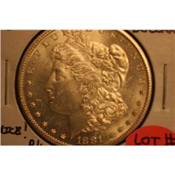 1881-S Morgan Dollar B.U. (Prooflike Rev.)