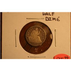 1838 Seated Half Dime