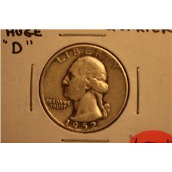 1952-D Washington Quarter (Cherrypickers)