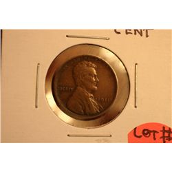 1911-S Lincoln Cent V.F. (Tougher Date)