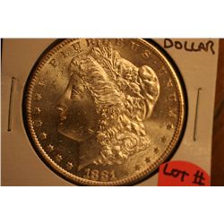 1881-S Morgan Dollar  B.U. (Looks MS-63+)