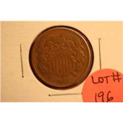 1865  2 Cent Piece