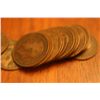 Image 1 : Lot Of 13 Great Britain Pennies
