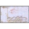 Image 1 : U.S. Postal History  1855 Red "STEAMER CAPITO