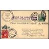 Image 1 : U.S. Postal History  March 17, 1924 Round the