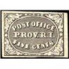 Image 1 : U.S. Postmaster Provisionals  1846 5c Rhode I