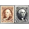 Image 1 : U.S. 1847 Issue  1847 Issue Reproduction Card